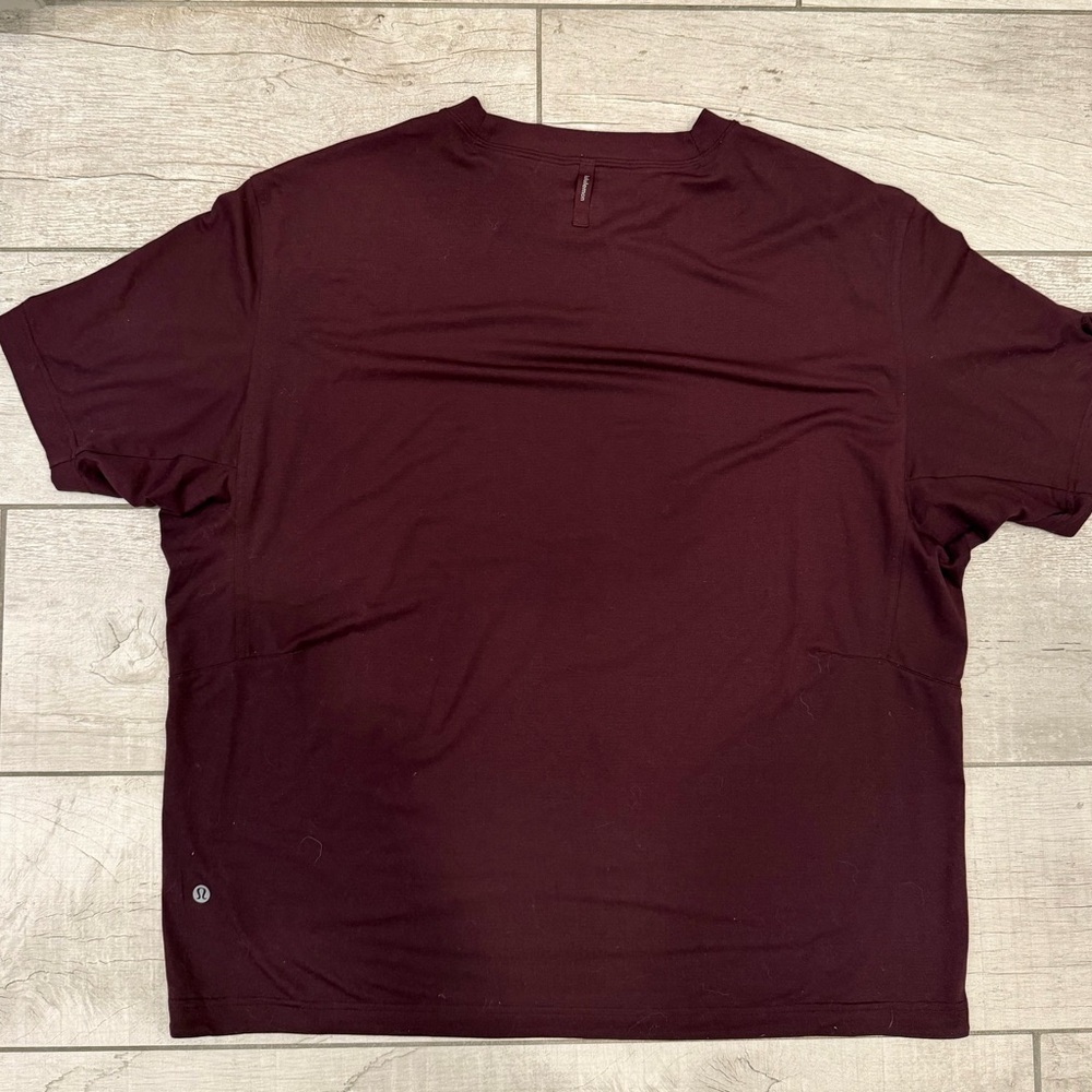 Lululemon Easy Set Short Sleeve Blue XL